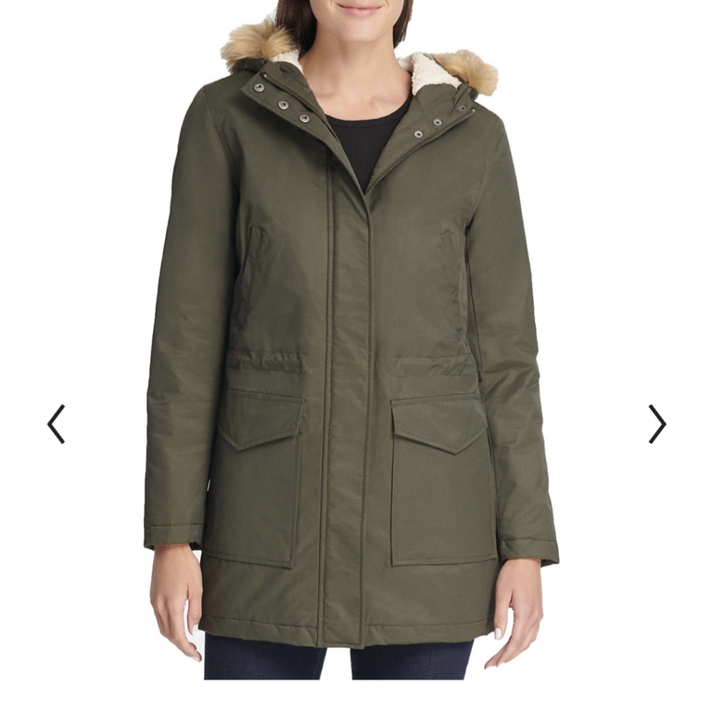 Levi's Black parka